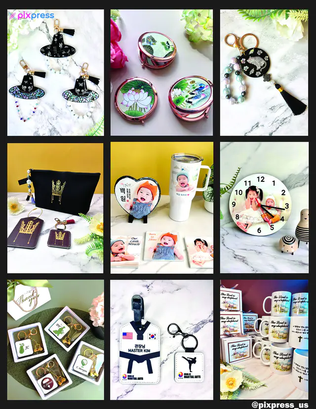 KLCCSac 🤝 Pixpress: Form Hangul to Home
캠페인이 어느덧 중반을 넘어서고 있습니다. 이번에는 일상에서 필요한 물건을 구매하면서 기부도 할 수 있는 특별한 방법을 소개할게요. 🙌  📣 참여 방법
Pixpress에서 주문 시, 메모란에 [Our Korea School - 학생이름]을 남겨주세요. 해당 수익금의 100%가 캠페인 기금으로 소중하게 전달됩니다. 매년 우리 학교를 위해 큰 힘이 되어주시는 Pixpress에 진심으로 감사드립니다. ❤️
👉🏻👉🏻👉🏻👉🏻👉🏻👉🏻👉🏻👉🏻👉🏻
pixpressus@gmail.com
Instagram:@pixpress_us
Kakao Talk ID: Helena777  When KLCCSac Meets Pixpress! ✨ A Special Way to Join the "From Hangul to Home" Campaign!
We are now past the halfway mark of our campaign! 🏠 Here’s another wonderful way you can contribute to our new school building.  📣 How to Participate
When placing an order at Pixpress, simply add [Our Korea School - Student Name] in the notes. 100% of the proceeds will be donated directly to the campaign! 💖 A huge thank you to Pixpress for their unwavering support and generosity every year.  📍Available Custom Products
• Korean Heritage Items (Keychains, Mirrors & more)
• Mugs & Tumblers
• Clocks
• Christian & Catholic Gifts
• Birthday Party Goodies
• Golf Accessories
• And more!  👉🏻👉🏻👉🏻👉🏻👉🏻👉🏻👉🏻👉🏻👉🏻
pixpressus@gmail.com
Instagram:@pixpress_us
Kakao Talk ID: Helena777  #pixpress_us